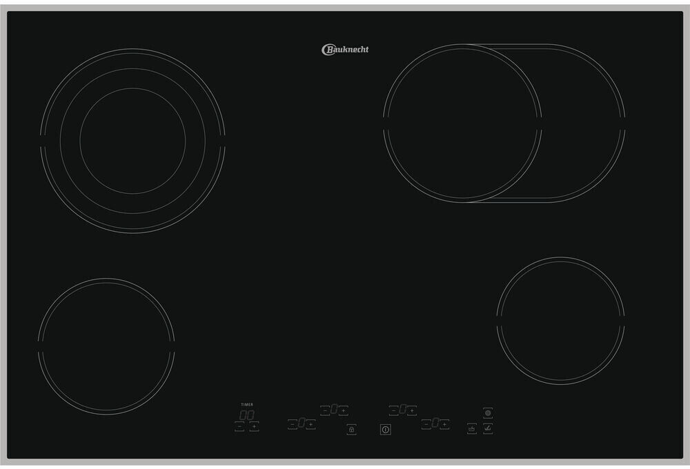Bauknecht CTAR 8743/2 IN Glaskeramik-Kochfeld 77cm Edelstahl autark