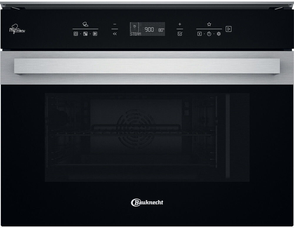 Bauknecht ECSK7 CT845 PT Einbau-Kombi-Dampfgarer schwarz EEK:A