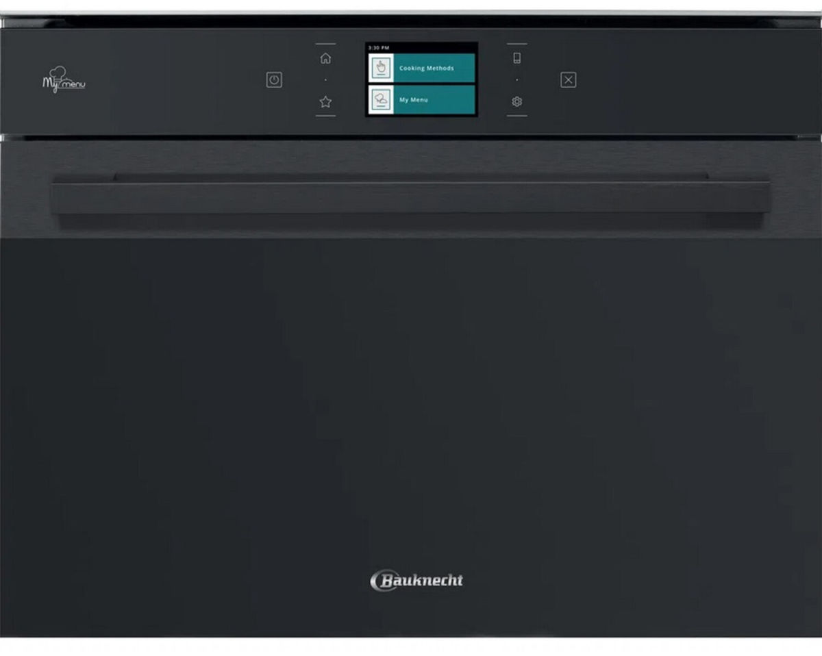 Bauknecht ECSK9 P845 BM Einbau-Kombi-Dampfgarer schwarz EEK:A