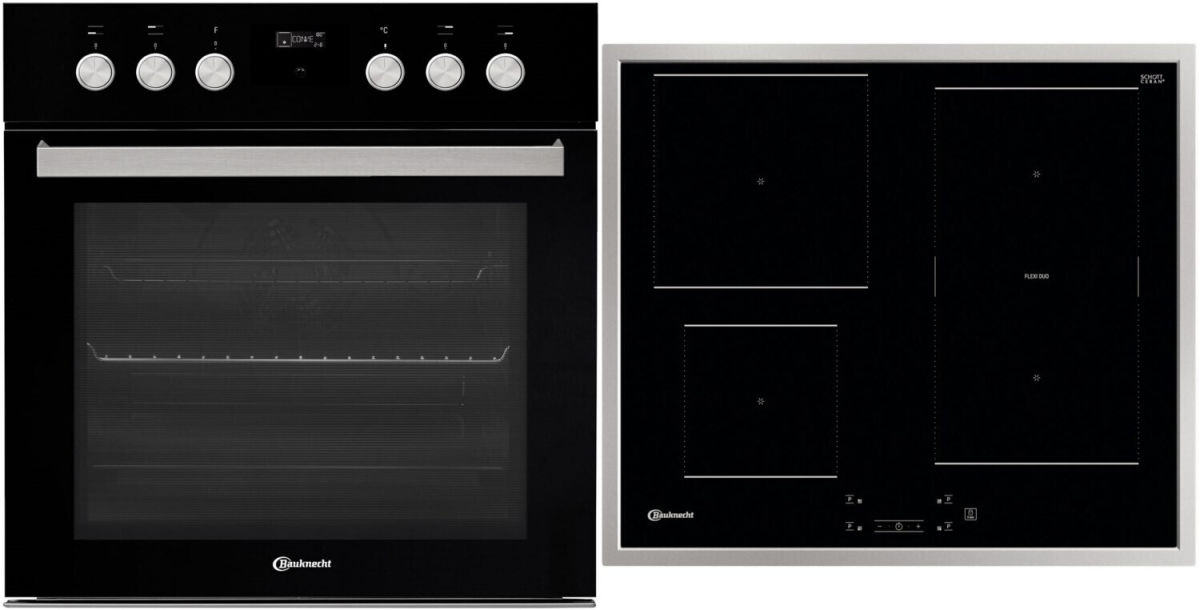 Bauknecht HEKO F500 Herdset Induktion Edelstahl EEK:A+