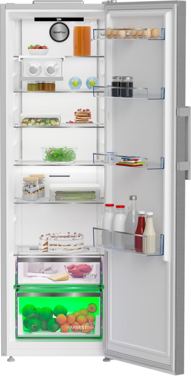 Beko B3RMLNE444HXB Kühlschrank silber EEK:E