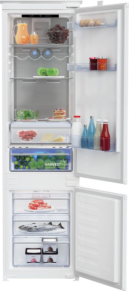 Beko BCNA306E5ZSN Einbau-Kühlgefrierkombi Nische 195cm Schlepptür EEK:D