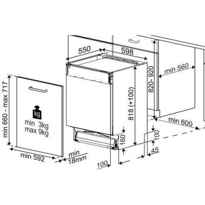 Beko BDIN26420Q Einbau-Geschirspüler vollintegrierbar EEK:E