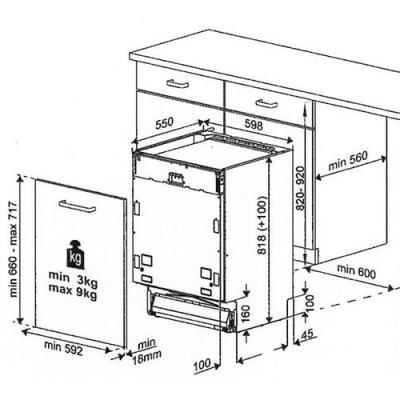 Beko BDIN38641D Einbau-Geschirrspüler vollintegrierbar EEK:C