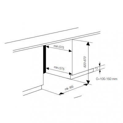 Beko Beko BU1154N Unterbau-Kühlschrank Nische 82cm Festtür EEK:EUnterbau-Kühlschrank Nische 82cm Festtür EEK:E