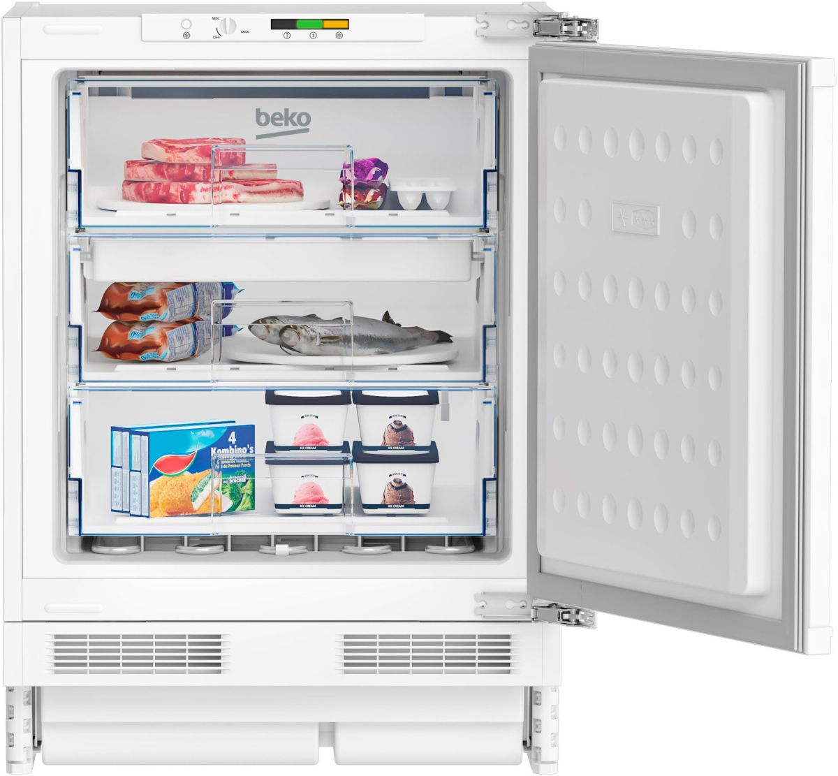 Beko BU1204N Einbaugefrierschrank Nische 82cm EEK:E
