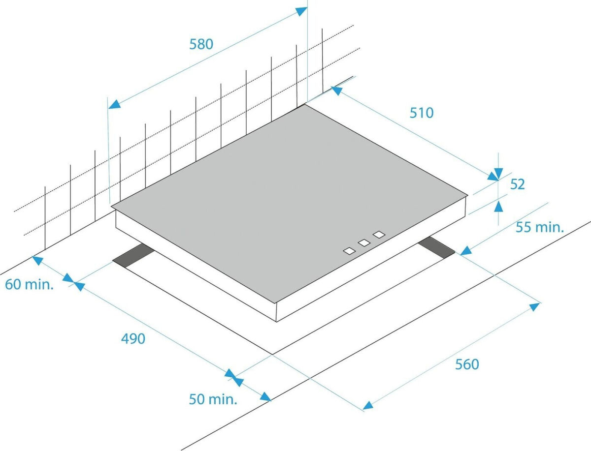 Beko HII 64400 MT Induktionskochfeld 60cm rahmenlos autark