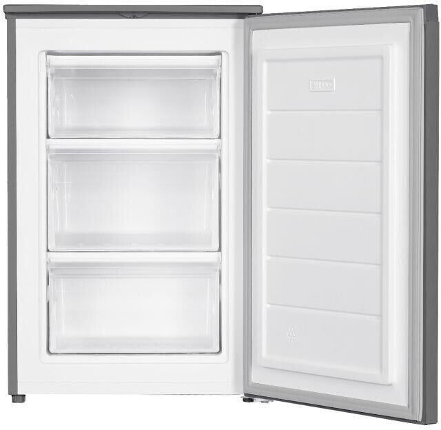 Bomann GS 7253 Gefrierschrank Edelstahloptik 85cm EEK:C