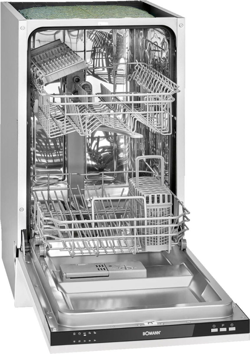 Bomann GSPE 7415 VI Einbau-Geschirrspüler vollintegrierbar EEK:E