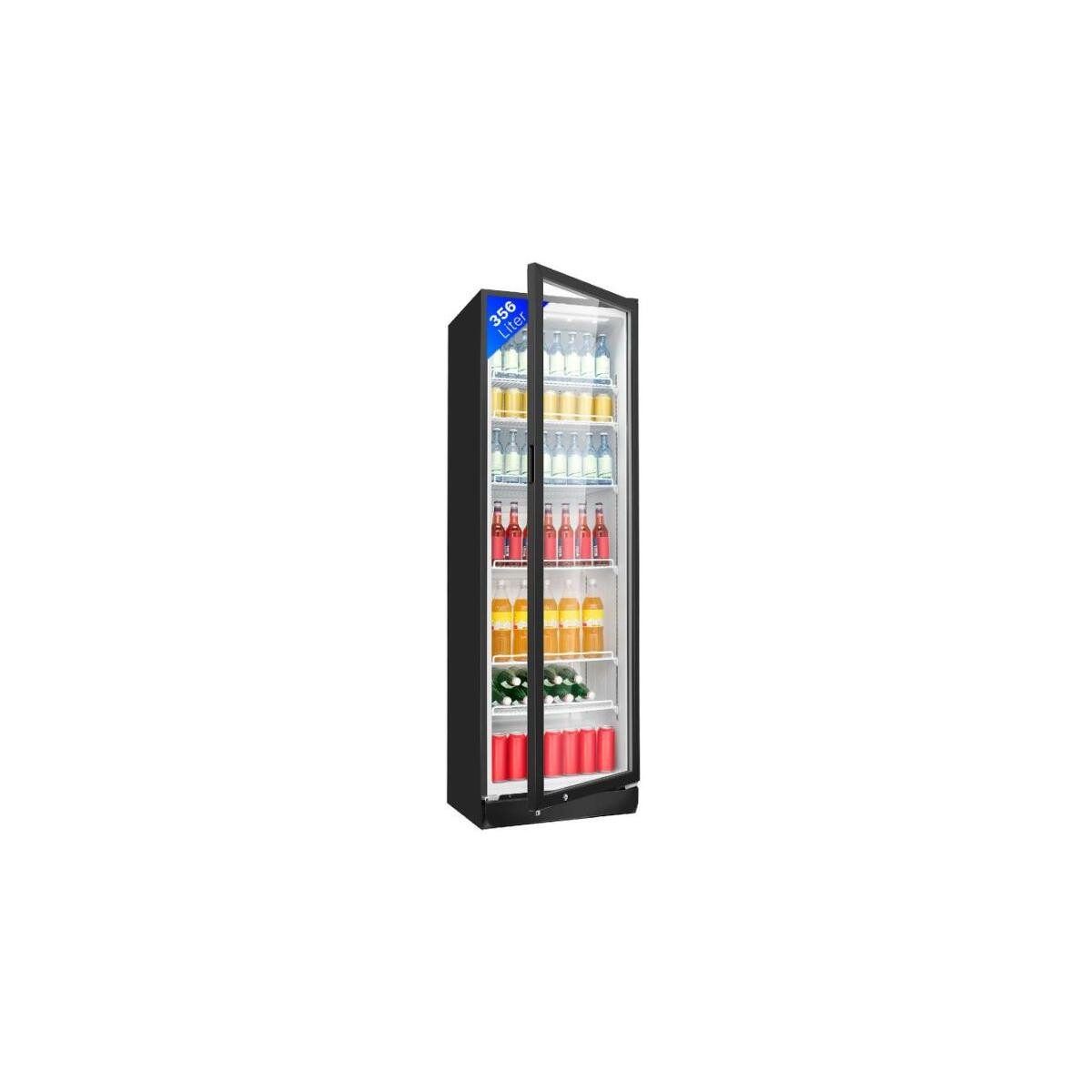 Bomann KSG 7351 Glastürkühlschrank schwarz 194cm EEK:D