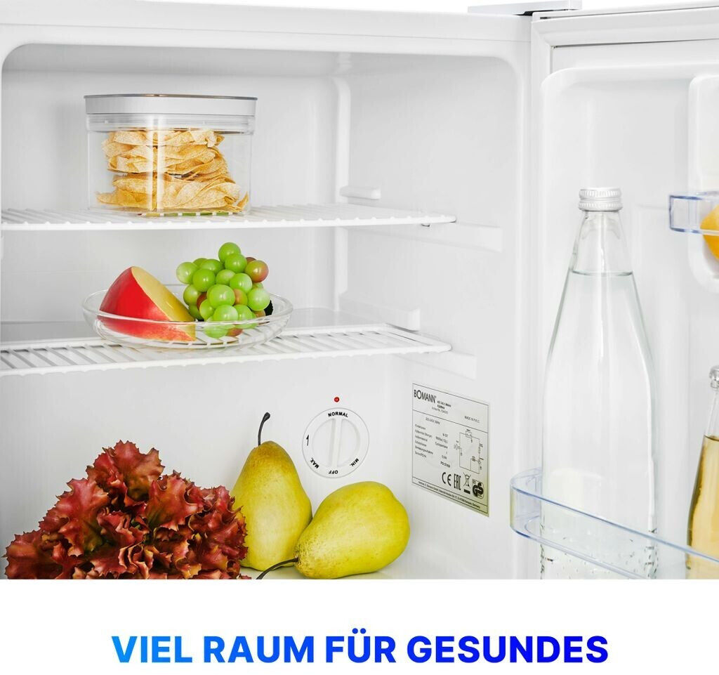 Bomann VS 7316.1 Vollraum Kühlschrank Edelstahl-Optik EEK:E
