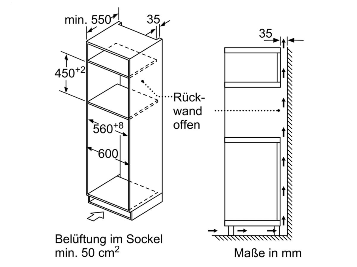 Bosch CMA585GS0 Einbau-Mikrowelle Heißluft Edelstahl