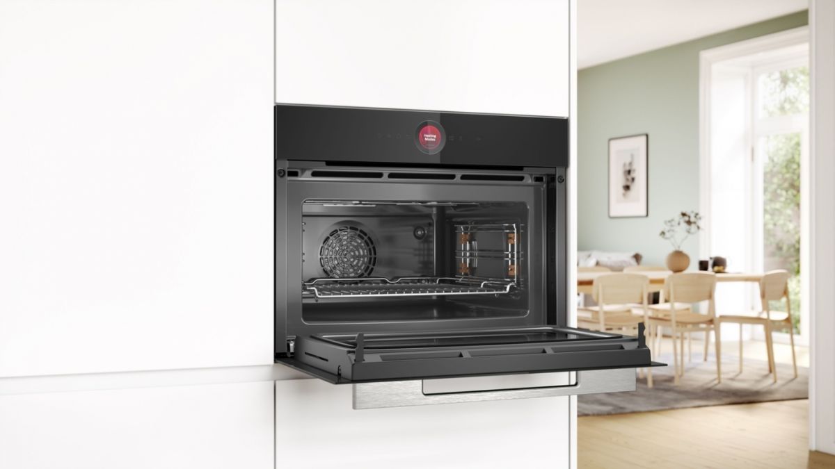 Bosch CMG7241B1 Einbau-Kompaktbackofen Mikrowelle schwarz