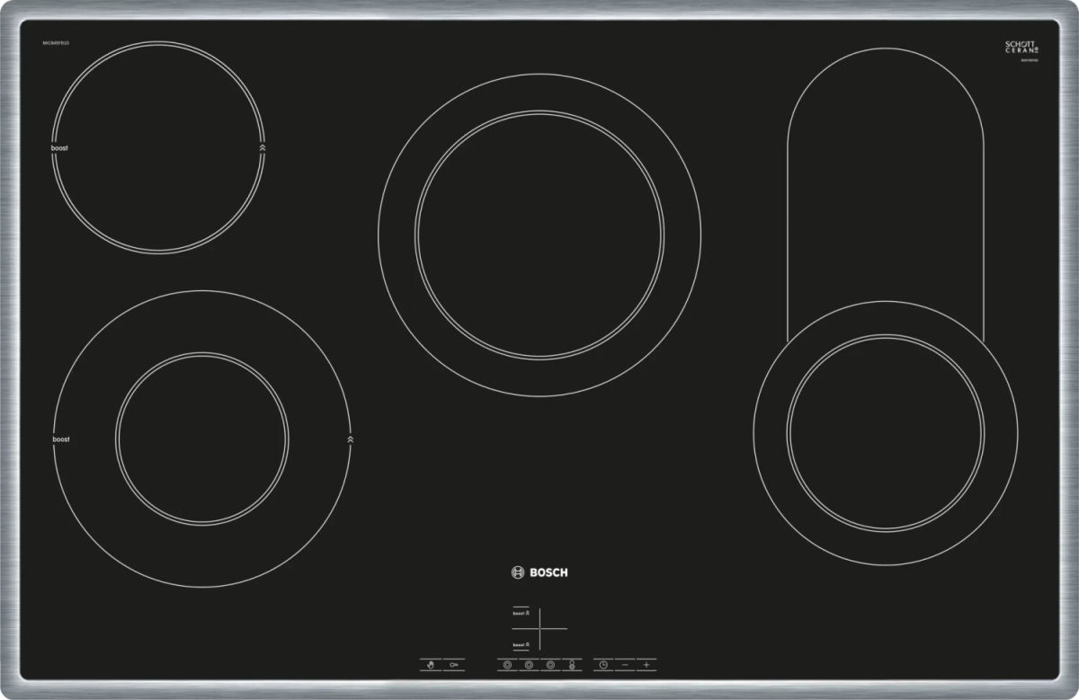 Bosch HND672LS82 Herdset Glaskeramik Edelstahl 80cm EEK:A