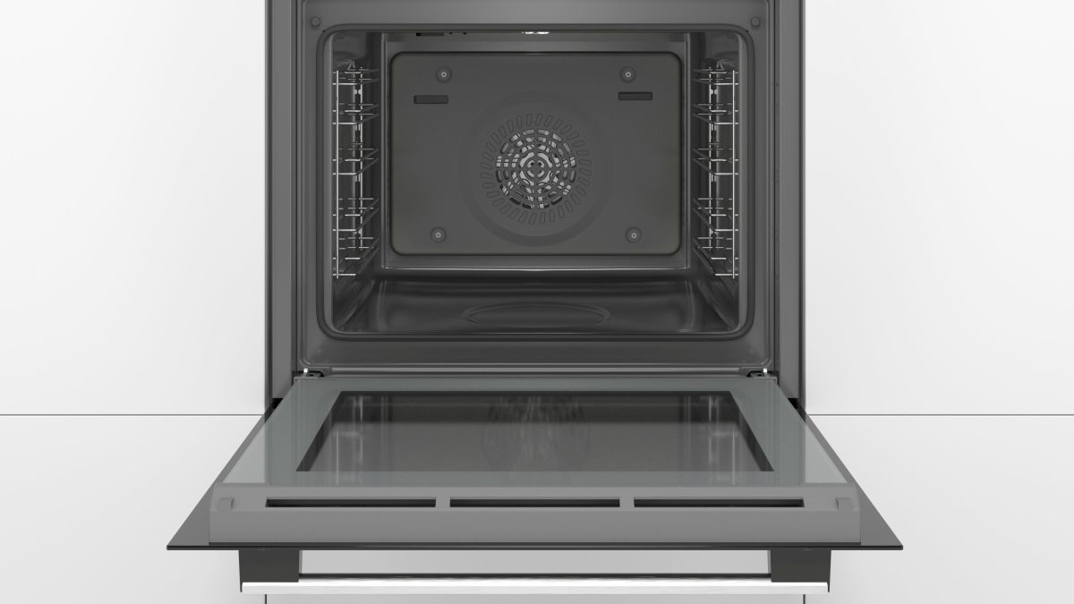 Bosch HRA534BS0 Einbau-Backofen Dampfunterstützung Edelstahl EEK:A