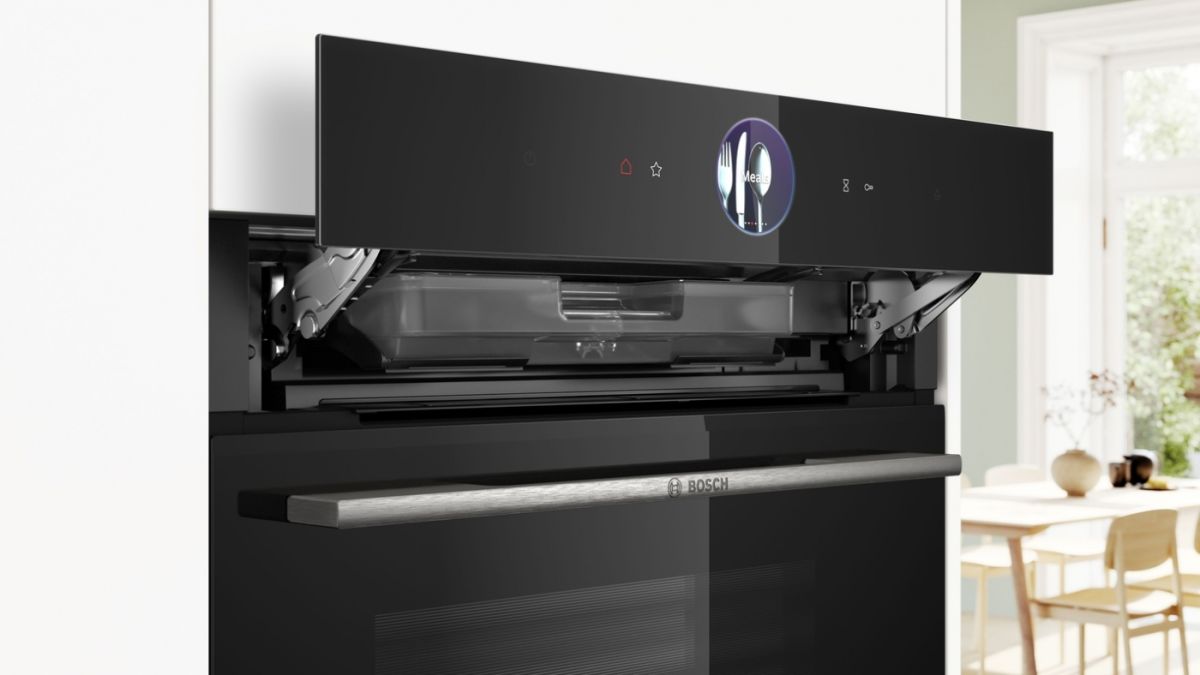 Bosch HSG7364B1 Einbau-Dampfbackofen schwarz EEK:A+