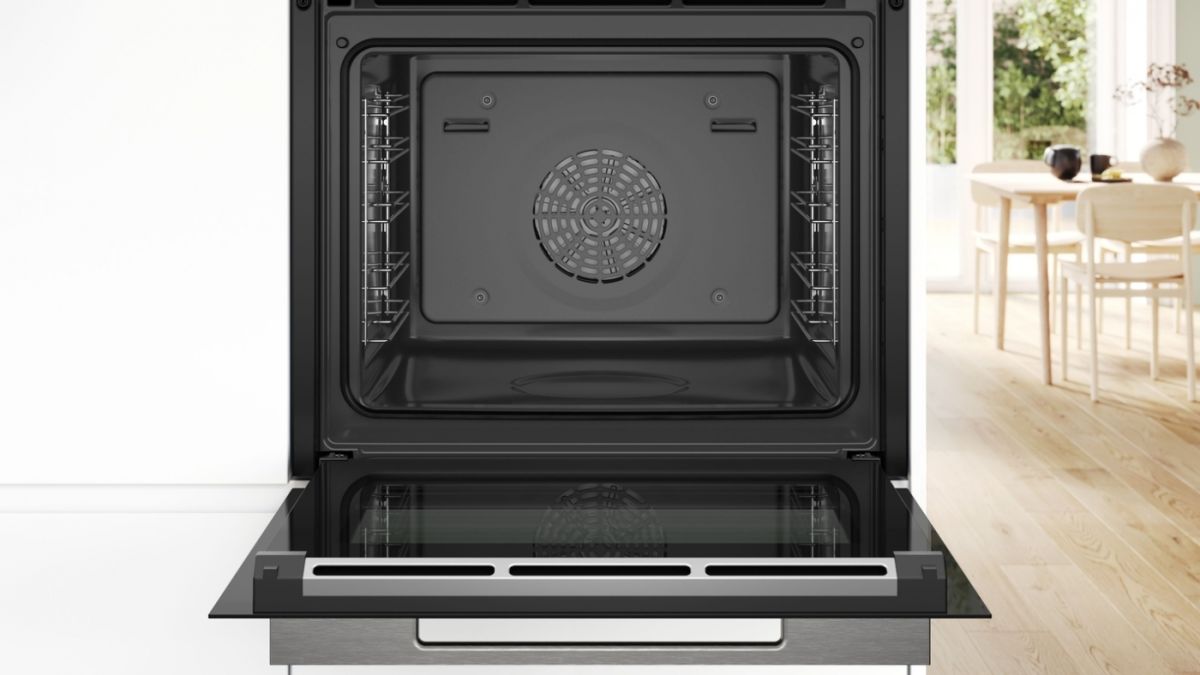 Bosch HSG7364B1 Einbau-Dampfbackofen schwarz EEK:A+