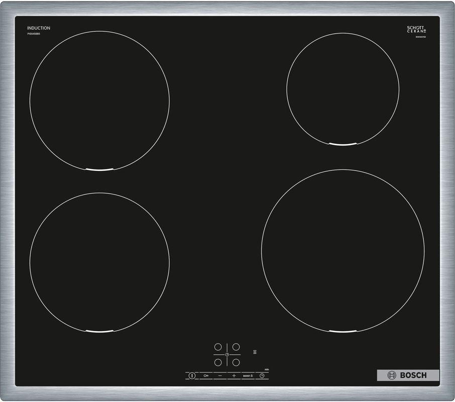 Bosch PIE645BB5E Induktionskochfeld Edelstahl 60cm