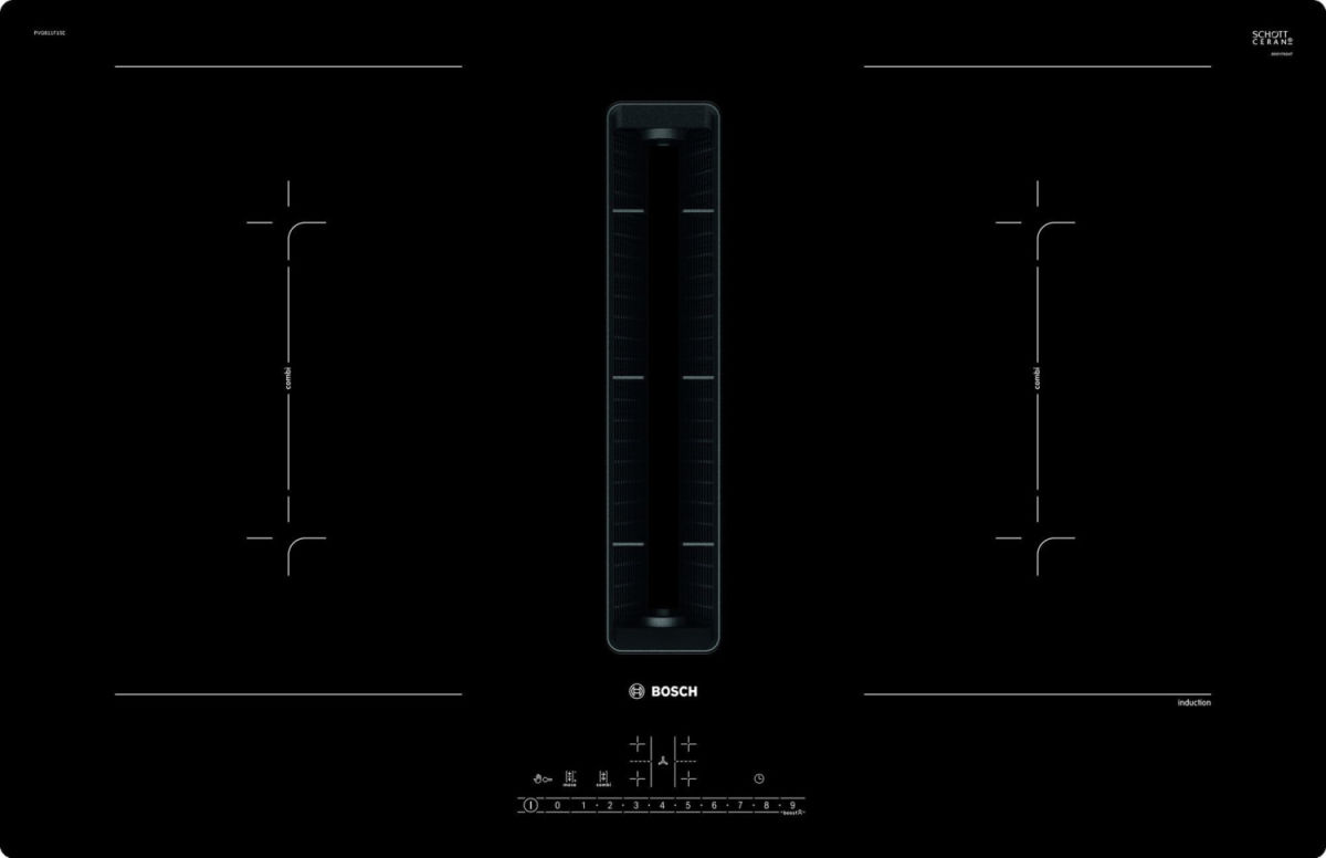 Bosch PVQ811F15E Induktion Muldenlüfter Rahmenlos 80cm EEK:B
