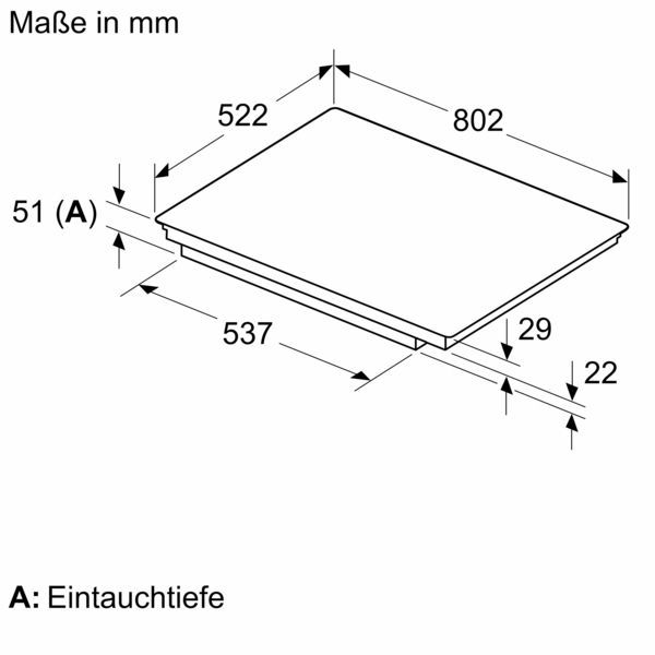 Bosch PVS831HC1E Induktionskochfeld rahmenlos 80cm 