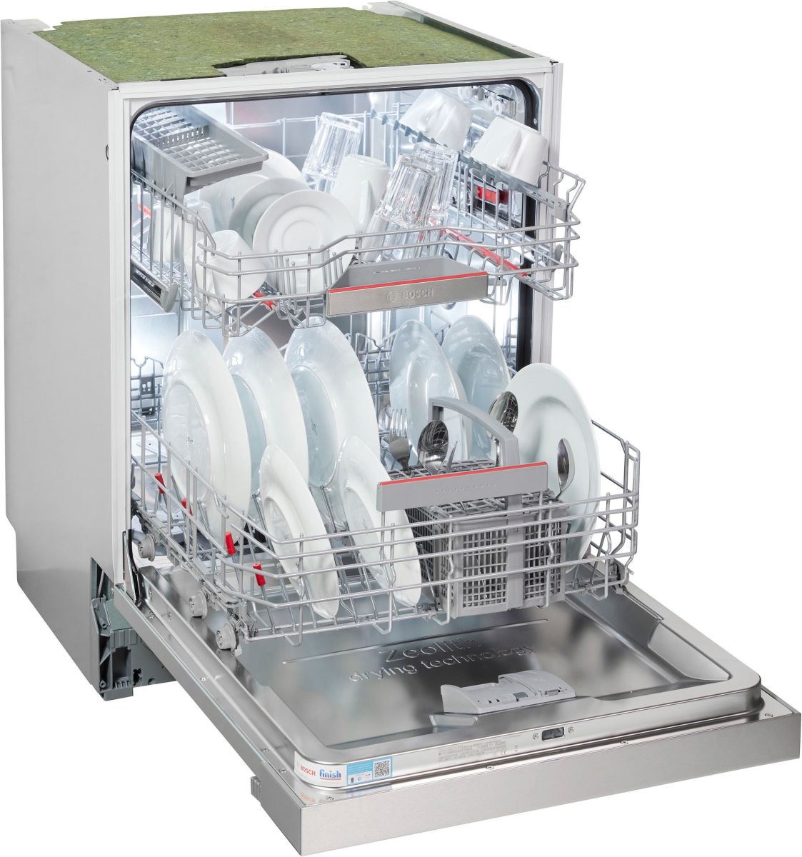 Bosch SMI6YAS01E Einbau-Geschirrspüler integrierbar Edelstahl EEK:B