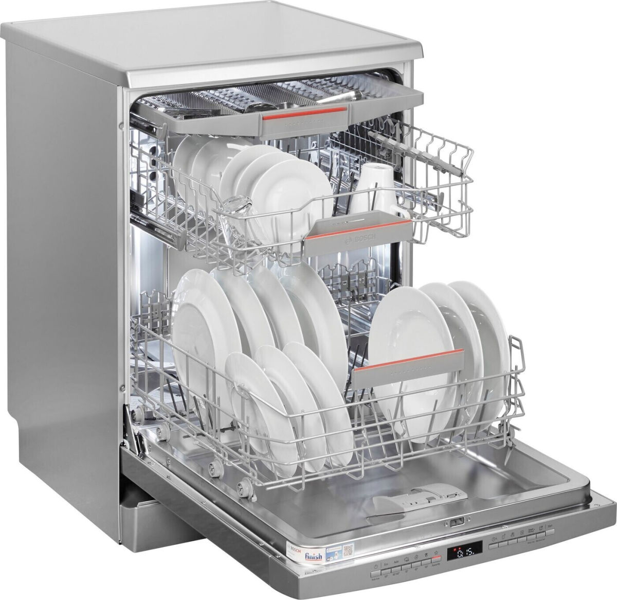 Bosch SMS6ECI03E Geschirrspüler Silver Inox EEK:C