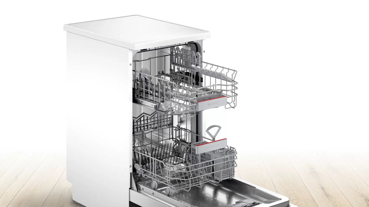 Bosch SPS4HKW53E Standgeschirrspüler weiß 45cm EEK:E