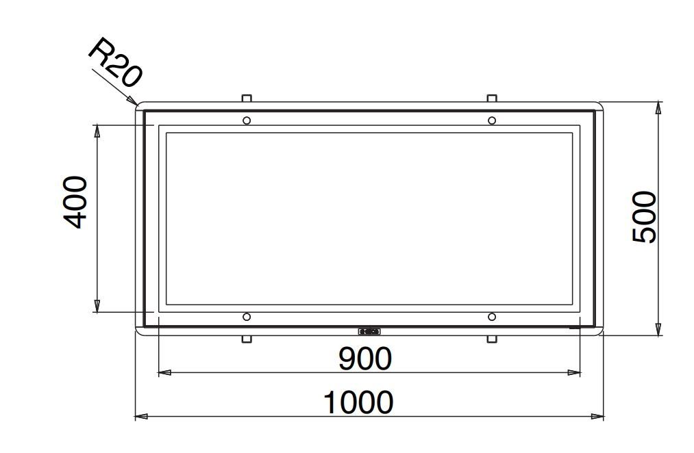 Elica Skydome H16 A/100 Deckenlüfter 100cm weiss EEK:A PRF0147735B 