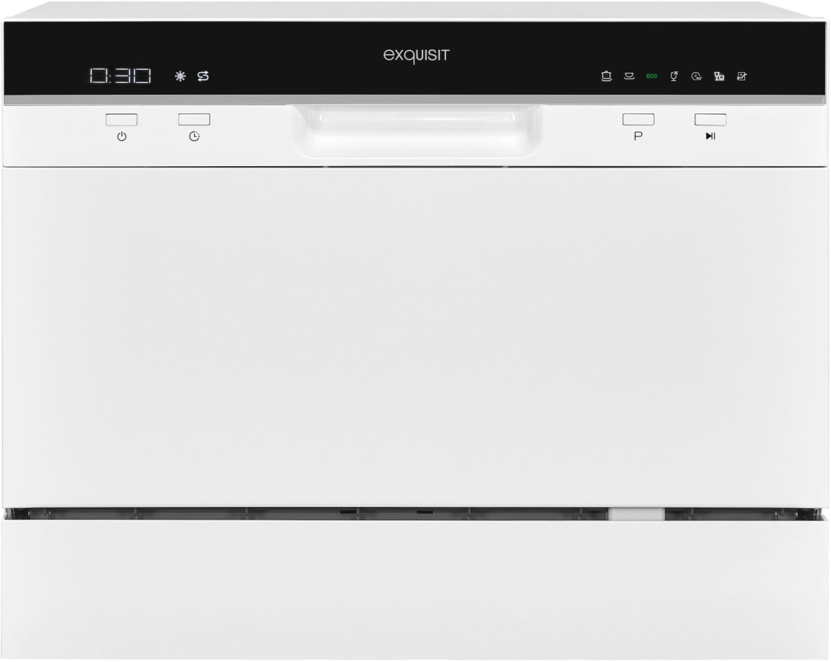 Exquisit GSP206-030F weiß Tischgeschirrspüler EEK:F