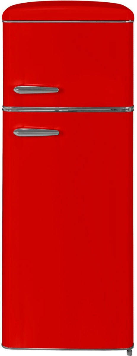 Exquisit RKGC270-45-H-160E rot Kühl-Gefrierkombination EEK:E