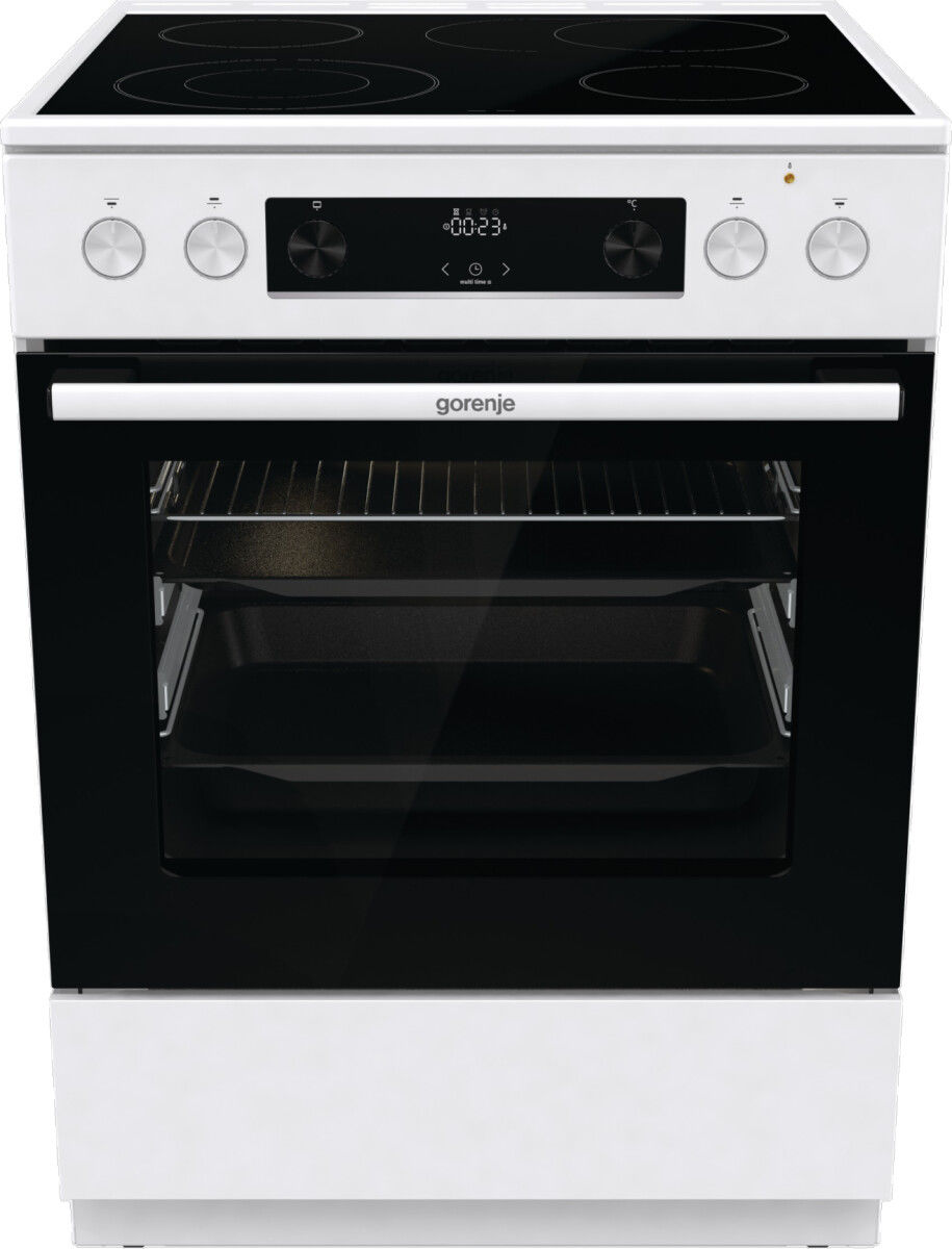 Gorenje GECS6C70WPA Standherd Glaskeramik weiß EEK:A