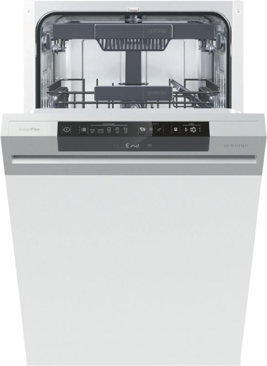 Gorenje GI561D10S Einbau-Geschirrspüler integrierbar silber EEK:D