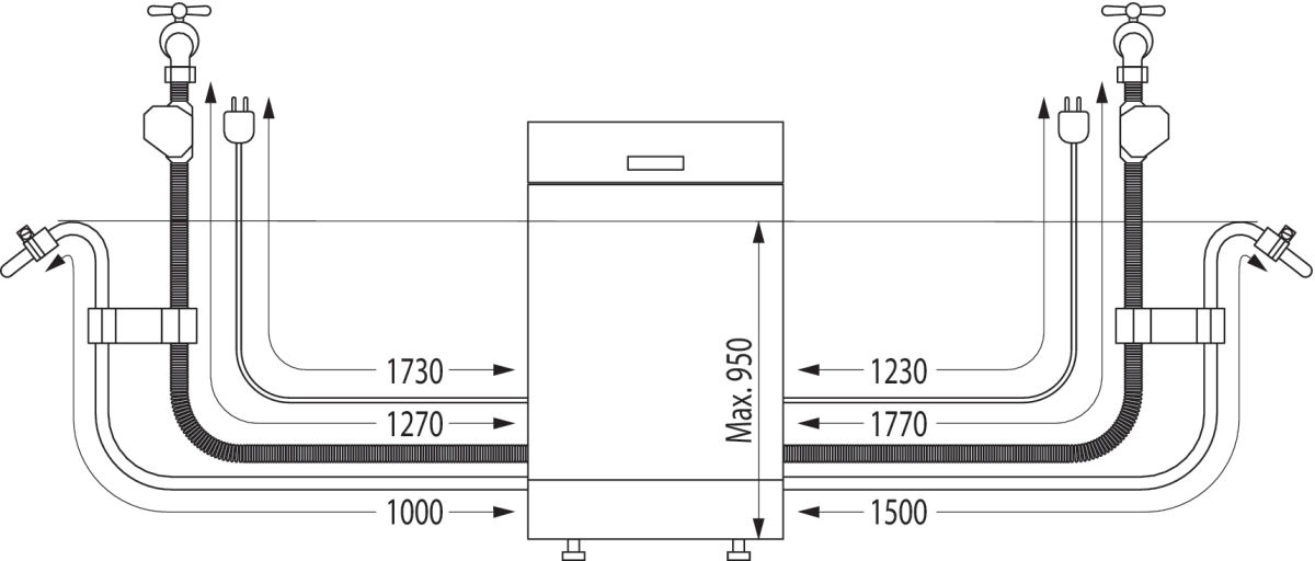 Gorenje GI642D60X Einbau-Geschirrspüler integrierbar Edelstahl EEK:D