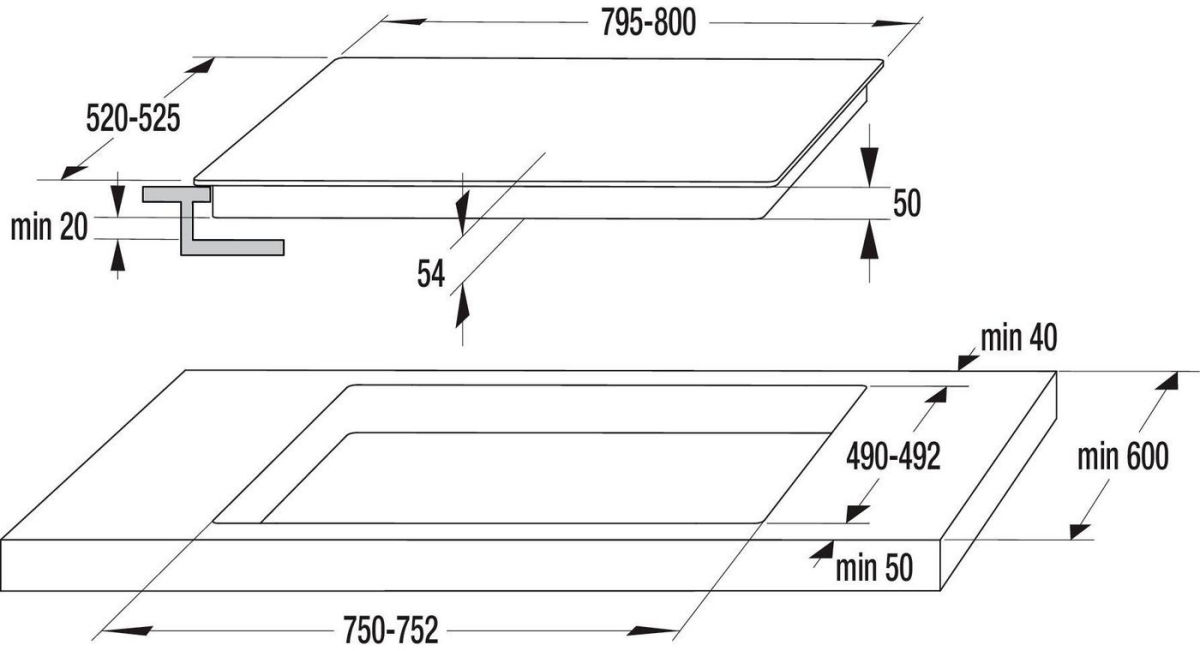 Gorenje IS846BG Induktionskochfeld autark 80cm