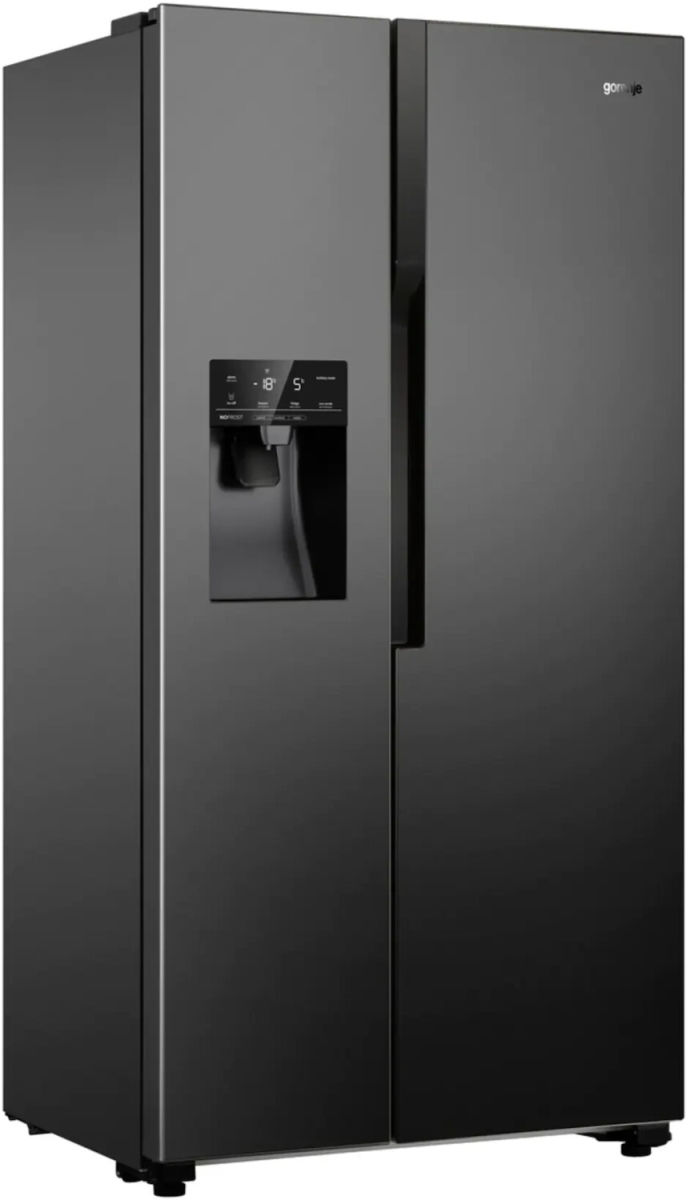 Gorenje NRS9EVB Side by Side Edelstahl schwarz EEK:E