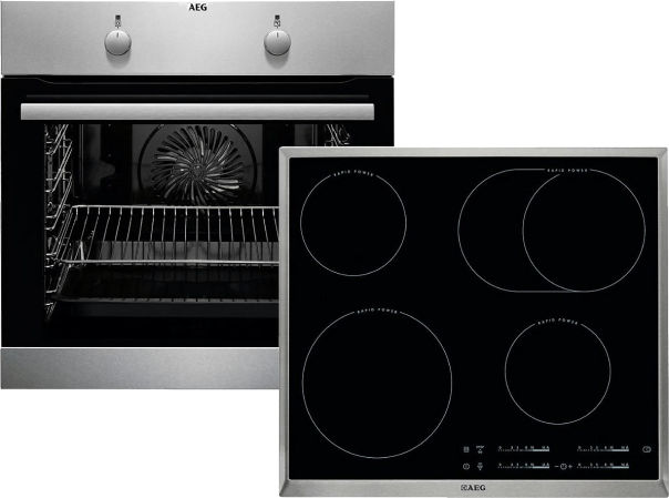 AEG BEB232 Backofen-Set Glaskeramik Edelstahl 60cm EEK:A AEG BEB232 Backofen-Set Glaskeramik Edelstahl 60cm EEK:A
