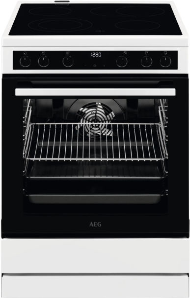 AEG CCB644COBW Standherd Glaskeramik weiß EEK:A