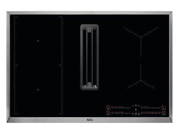 AEG CCE84543XB Induktion Muldenlüfter Umluft 80cm EEK:A+