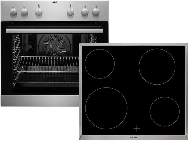 AEG EEB231 Herd-Set Glaskeramik Edelstahl 60cm EEK:A AEG EEB231 Herd-Set Glaskeramik Edelstahl 60cm EEK:A
