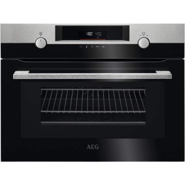 AEG KMK565060M Kompaktbackofen mit Mikrowelle Edelstahl AEG KMK565060M Kompaktbackofen mit Mikrowelle Edelstahl