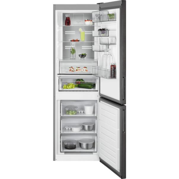 AEG RCB732E5MB Kühl-Gefrierkombination BlackStainless Steel EEKE AEG RCB732E5MB Kühl-Gefrierkombination BlackStainless Steel EEKE
