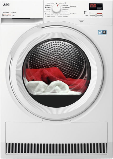 AEG TR8C40689 Wärmepumpentrockner weiß 8kg EEK:A+++ AEG TR8C40689 Wärmepumpentrockner weiß 8kg EEK:A+++