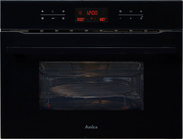 Amica EBC 841 600 S Kompaktbackofen m. Mikrowelle schwarz Amica EBC 841 600 S Kompaktbackofen m. Mikrowelle schwarz