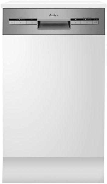 Amica EGSP 569 900 E Einbau-Geschirrspüler integrierbar Edelstahl EEK:E