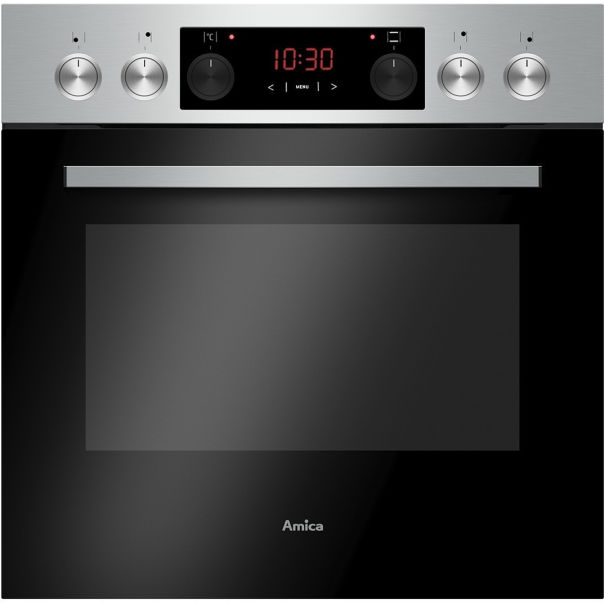 Amica EH 923 600 E Einbau-Herd Edelstahl SteamClean EEK:A