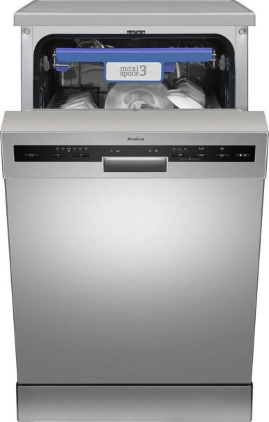 Amica GSP 531 100 E Geschirrspüler silber EEK:D