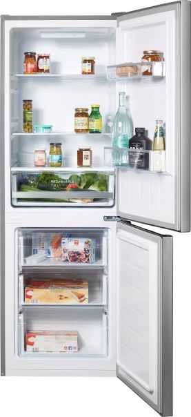 Amica KGCL 386 160 E Kühlgefrierkombination Edelstahloptik EEK:E