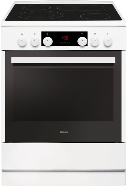 Amica SHC 914 100 W Standherd Glaskeramik weiß EEK:A