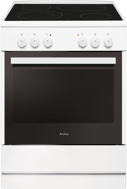 Amica SHC 914 111 W Standherd Glaskeramik weiß EEK:A
