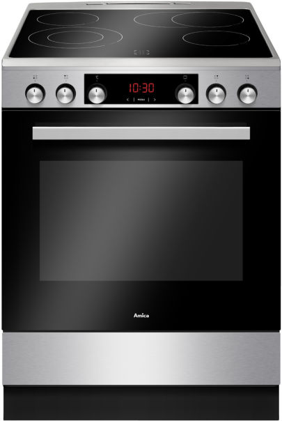 Amica SHCX 913 100 E Standherd Glaskeramik Edelstahl EEK:A